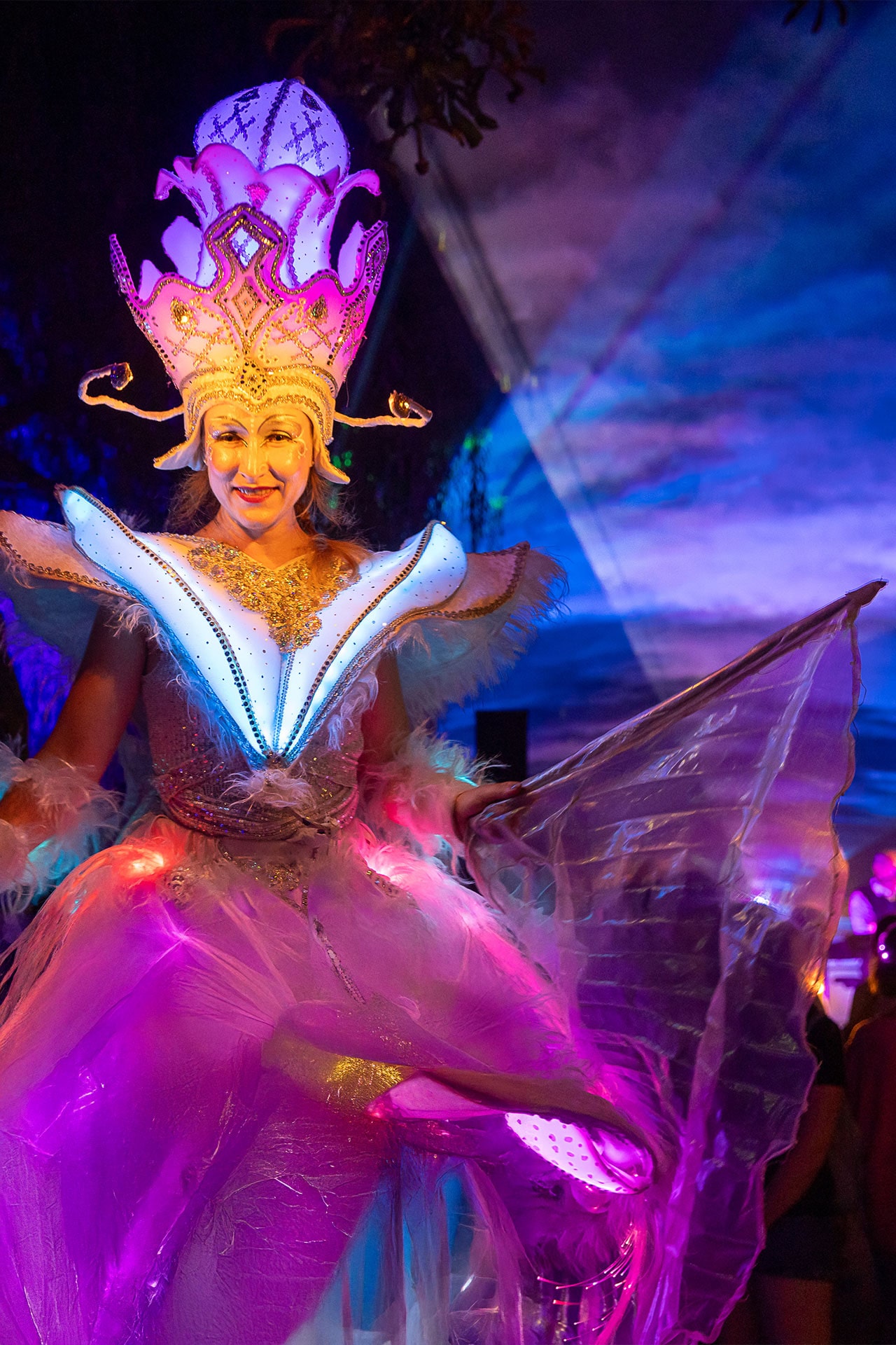 Leuchtparade von Les Lionnes realisiert