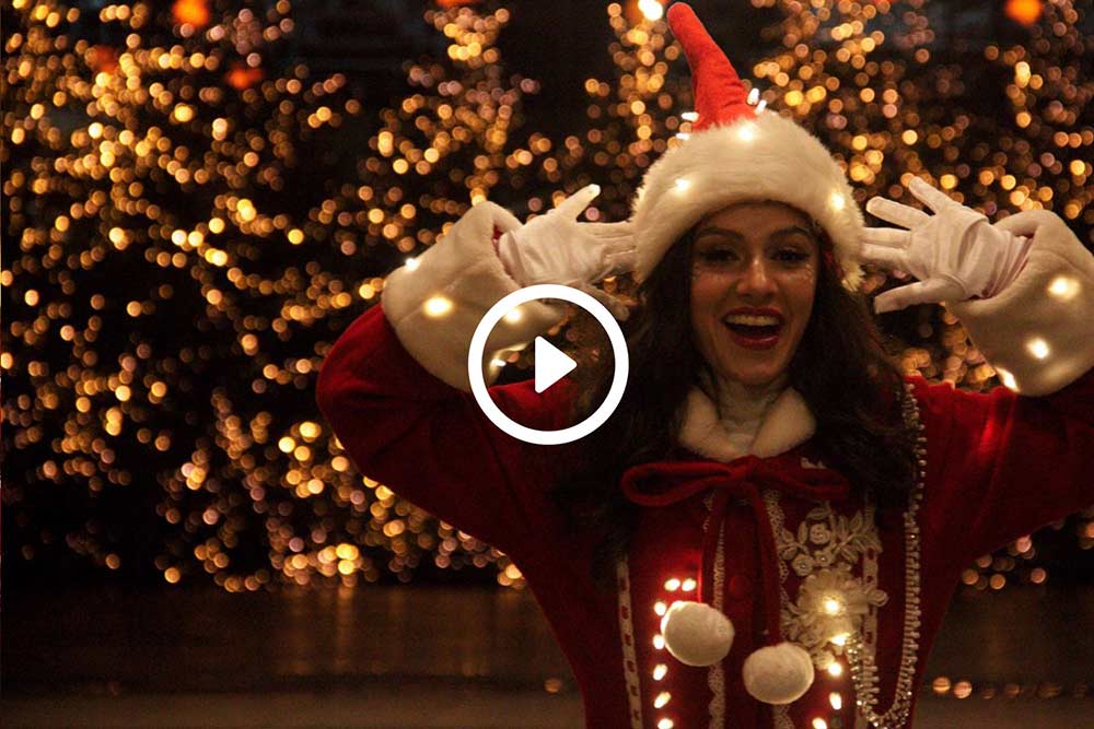 Weihnachtsparade realisiert von Les Lionnes concept | choreography | realisation, Susanne Morgenroth realisiert